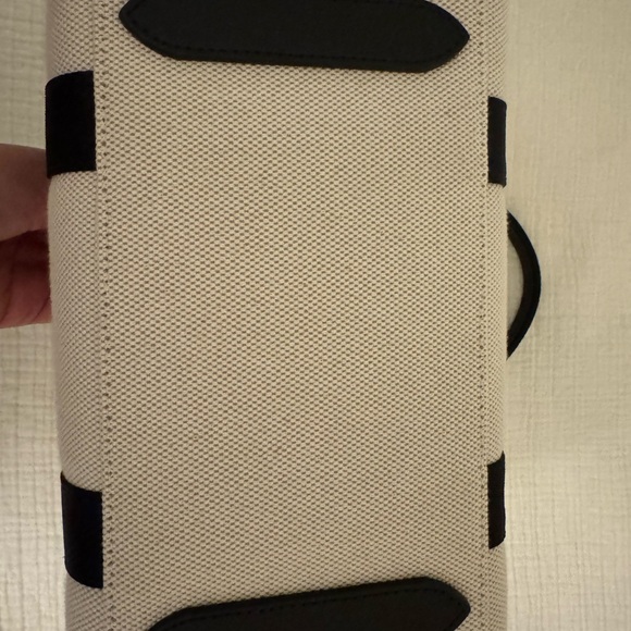 kate spade Cream and Black Logo Canvas Tote - Picture 7 of 8